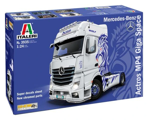 Italeri Mercedes-Benz ACTROS MP4 Giga Space 1/24