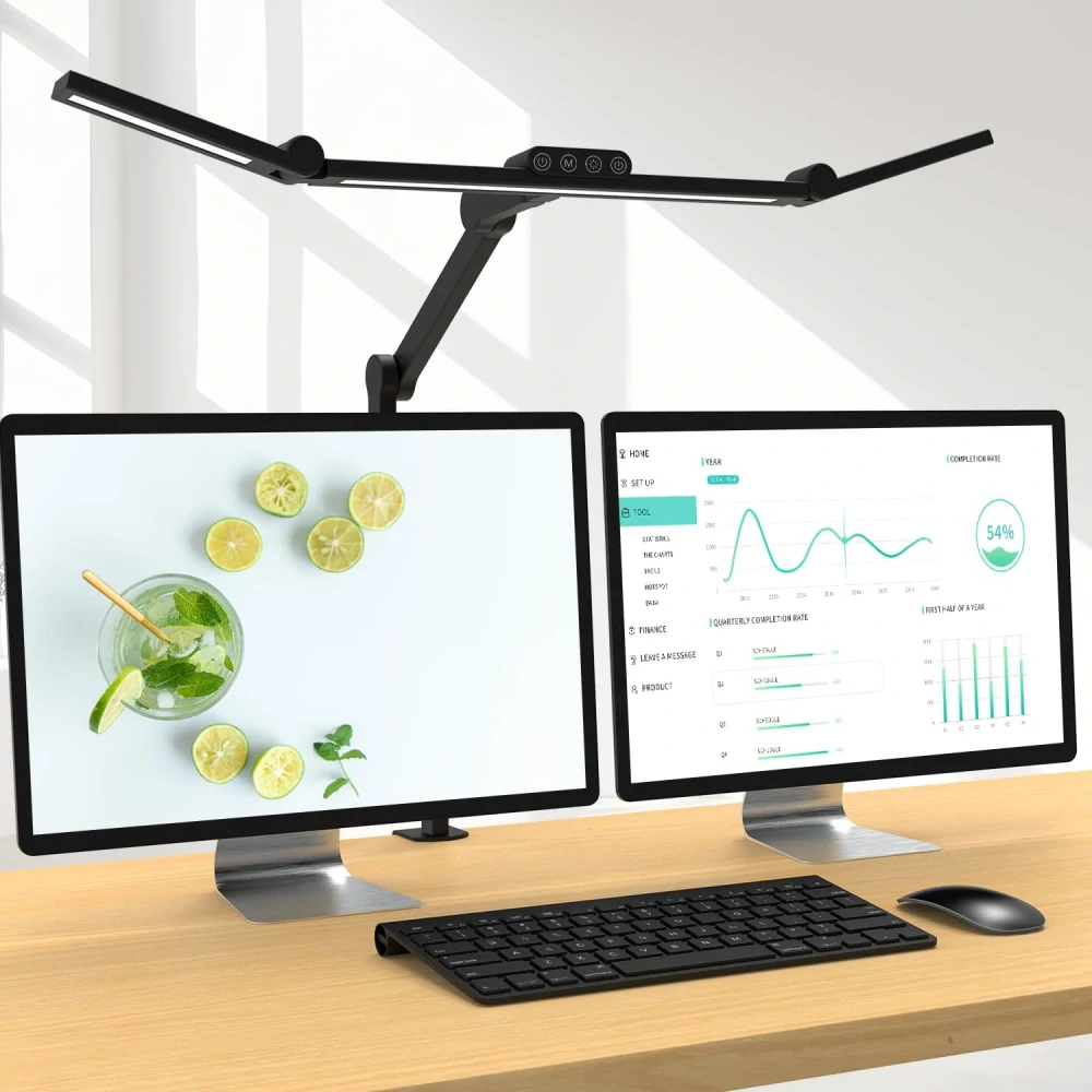 Pracovní LED lampa sklopná (stmívatelná) - 24W, 1500lm, 71cm