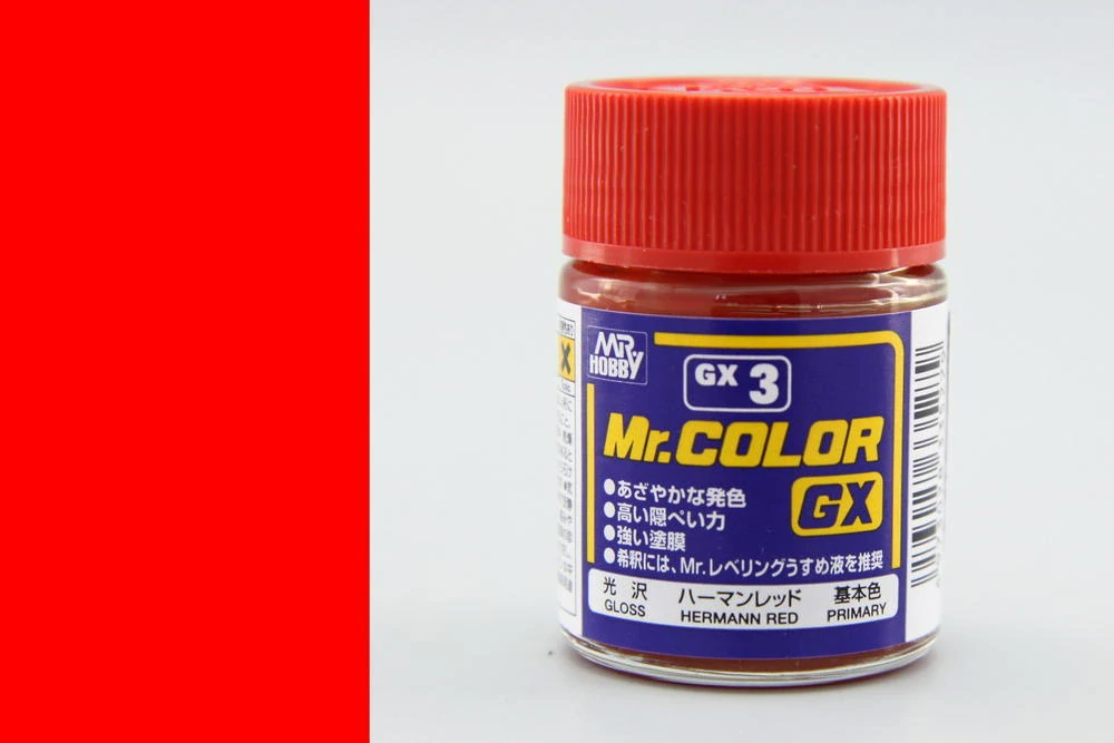 Mr. Color GX03 - Red (18ml) / Červená