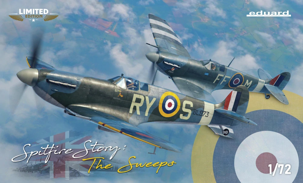 Eduard SPITFIRE STORY: The Sweeps DUAL COMBO 2v1 Limited 1/72