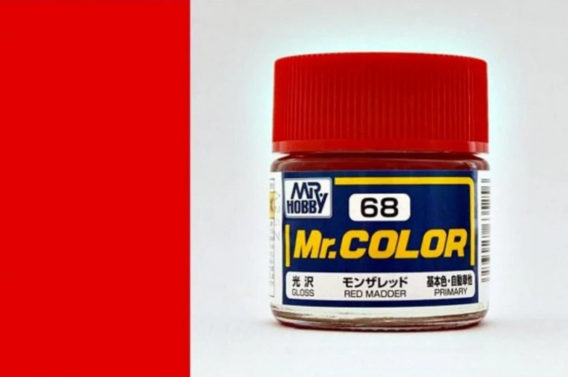 Mr. Color C068 - Red Madder - Gloss / Červená lesklá