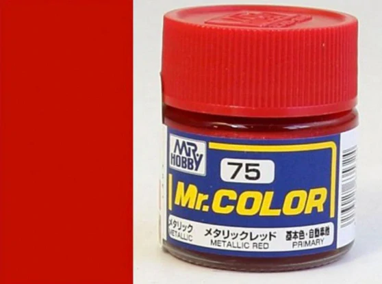 Mr. Color C075 - Metallic Red / Červená metalíza