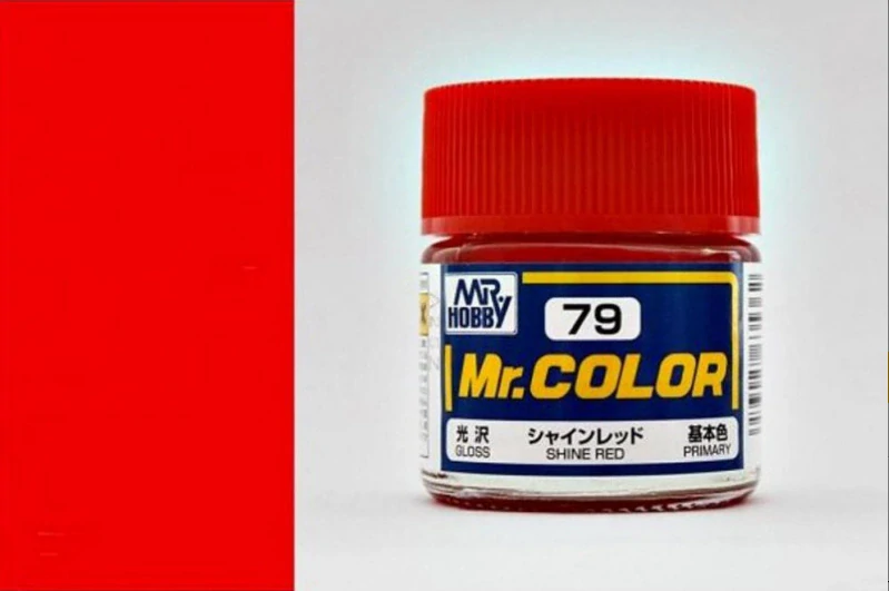 Mr. Color C079 - Shine Red-Gloss / Zářivá červená lesklá