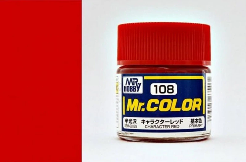Mr. Color C108 - Charac. Red-Semigloss / Červená polomat.