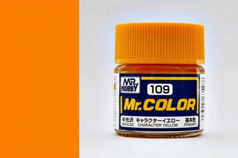 Mr. Color C109 - Charac. Yellow - Semigloss / Žlutá polomat.