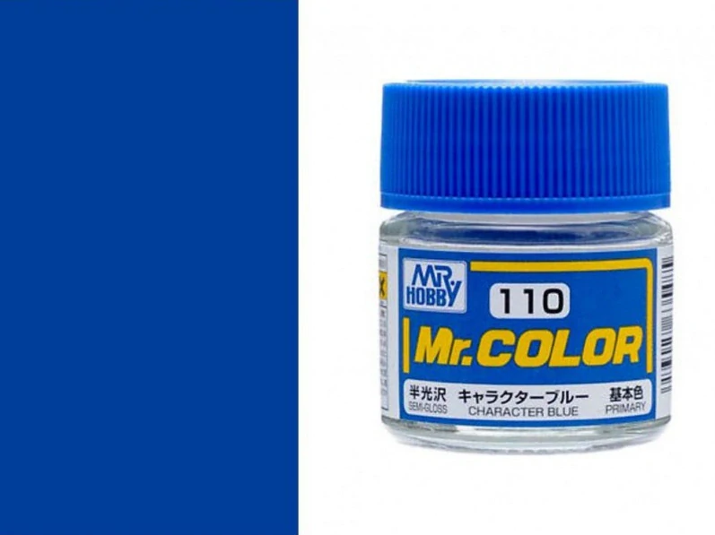 Mr. Color C110 - Charac. Blue - Semigloss / Modrá polomat.