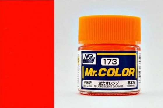 Mr. Color C173 - Fluorescent Orange - Gloss / Oranžová fluorescentní lesklá