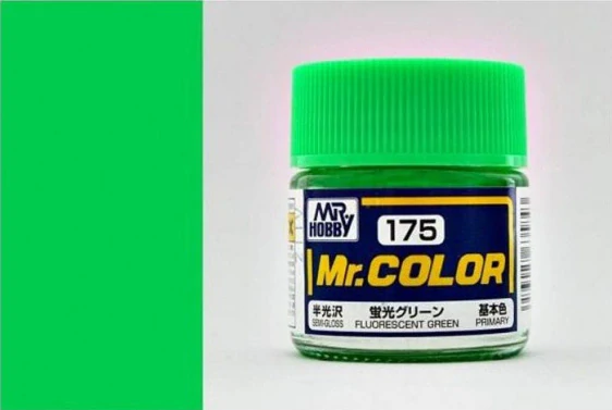 Mr. Color C175 - Fluorescent Green - Gloss / Zelená fluorescentní lesklá