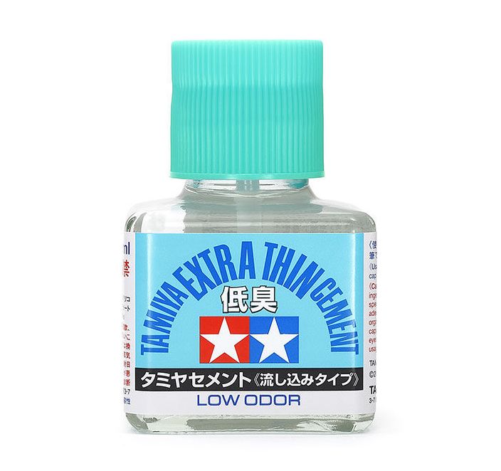Tamiya Extra Thin Cement Low Odor - 40ml / Lepidlo extra řídké s nízkým zápachem