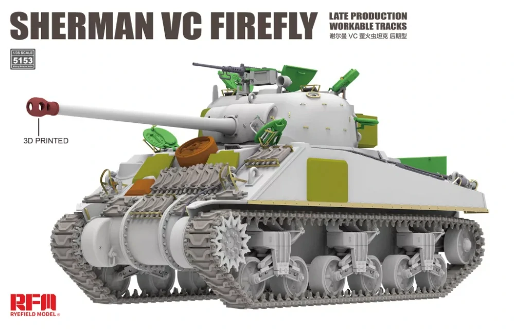 RFM Sherman VC Firefly Late Production /workable tracks 1/35