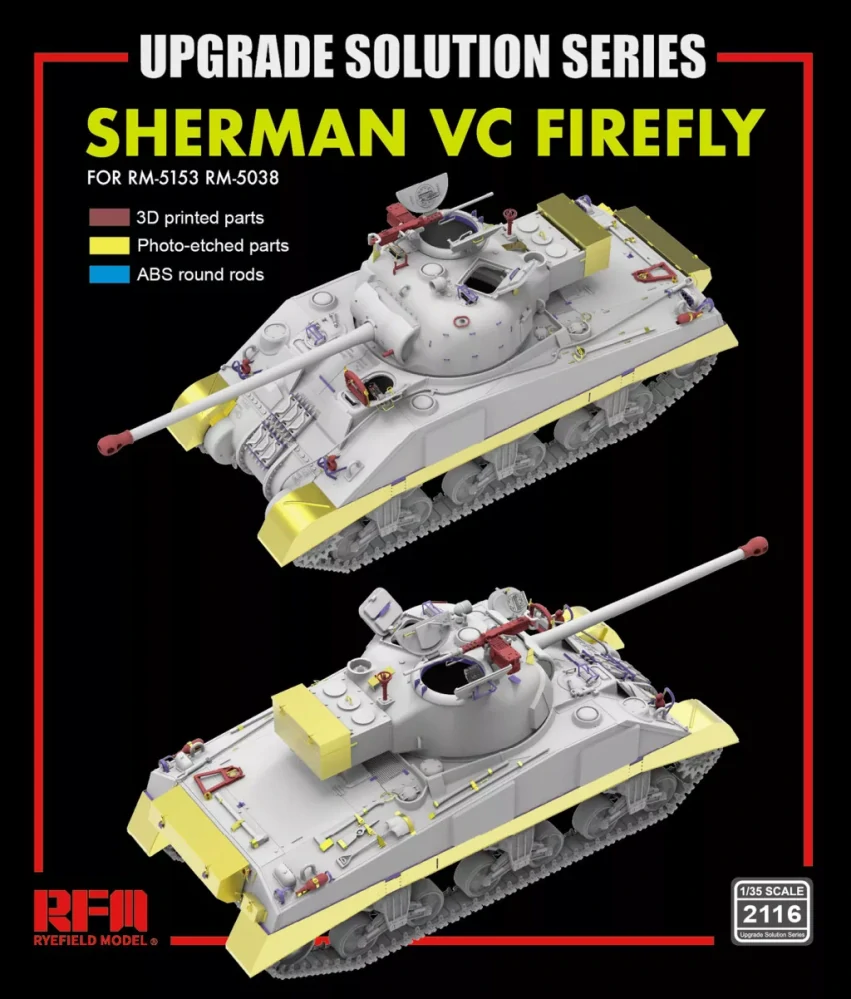 RFM Upgrade set for 5153/5038 Sherman vc firefly 1/35