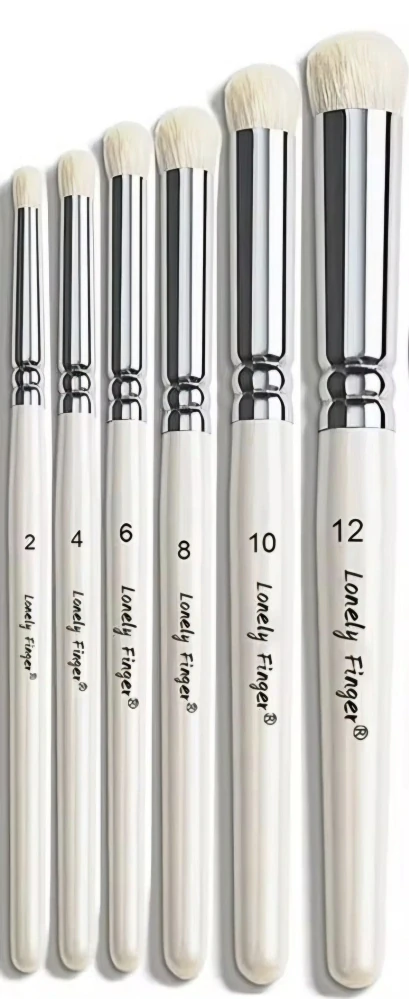 Dry Brushes Set 6 in 1 / Sada patinovacích štětců 6 v 1 - bílá