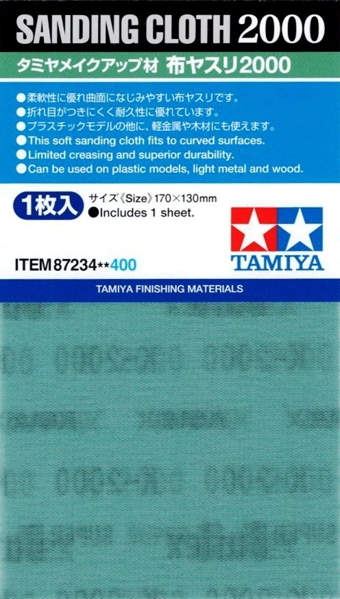 Tamiya Sanding Cloth #2000 / Brusné plátno