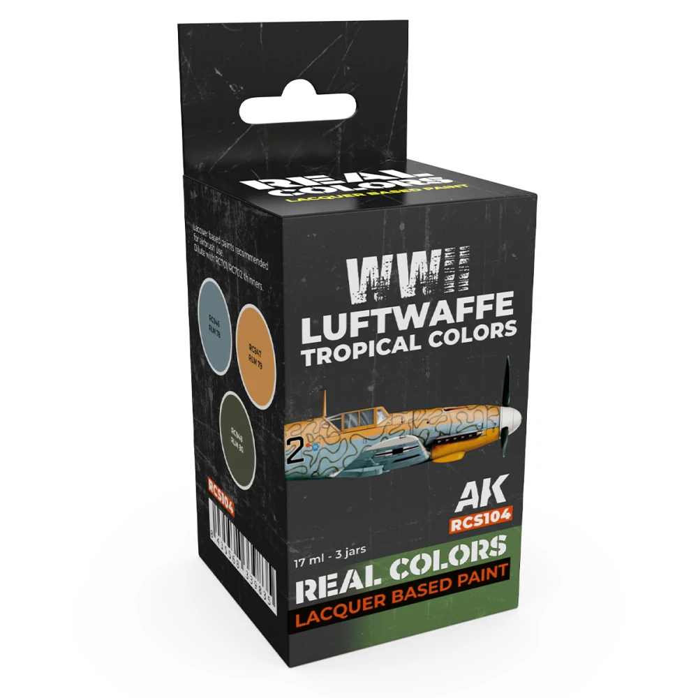 AK WWII Luftwaffe Tropical Colors set (3x 17ml)