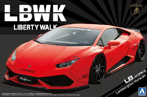 Aoshima LB-Works Lamborghini Huracan Ver.1 1/24
