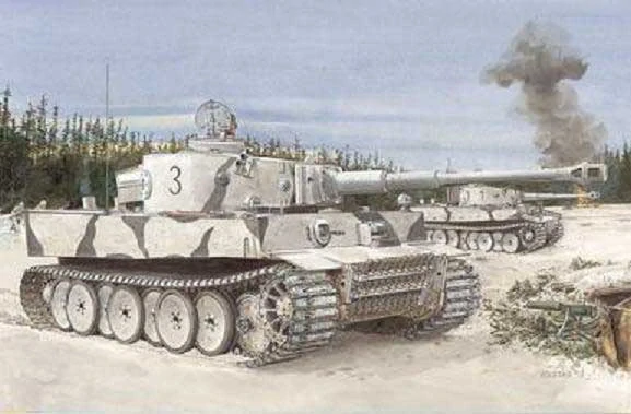 Dragon TIGER I INITIAL PRODUCTION S.PZ.ABT. 502 (LENINGRAD REGION 1942-1943) 1/35