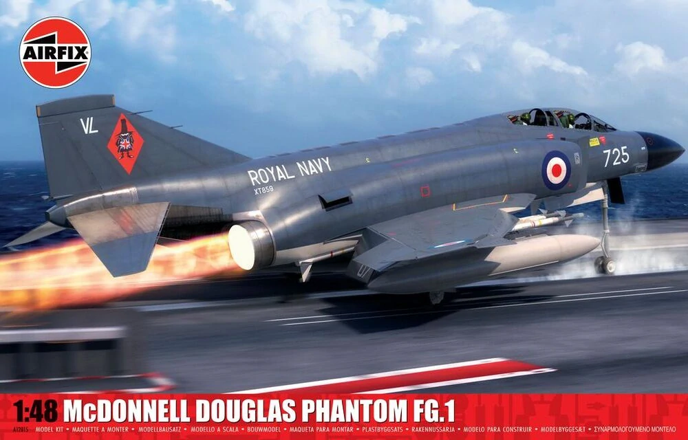 Airfix McDonnell Douglas Phantom FG.1 1/48 (Předobjendávka červenec)