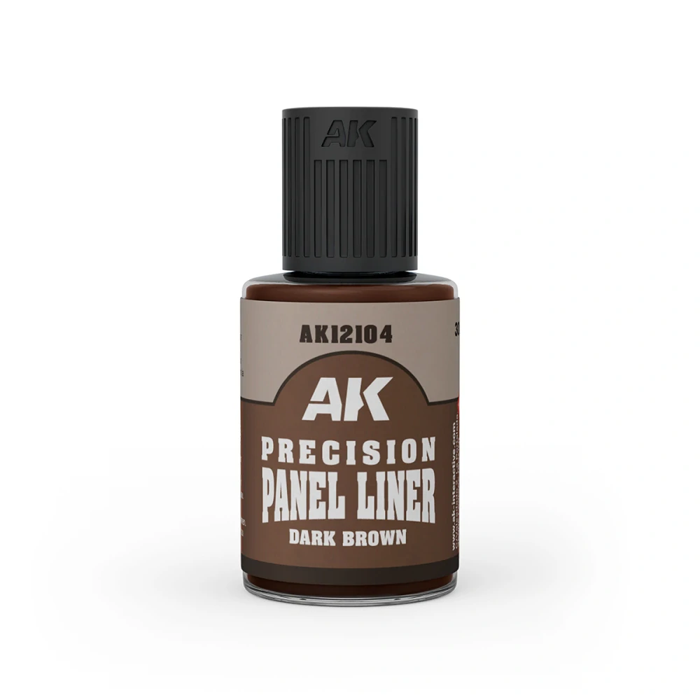 AK Precision Paneliner Dark Brown - 30ml / Tmavě hnědá
