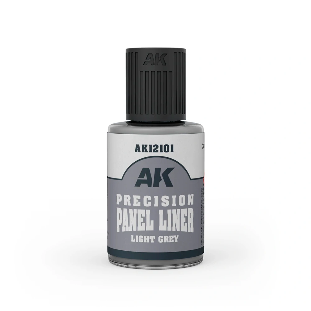 AK Precision Paneliner Light Grey - 30ml / Světle šedá