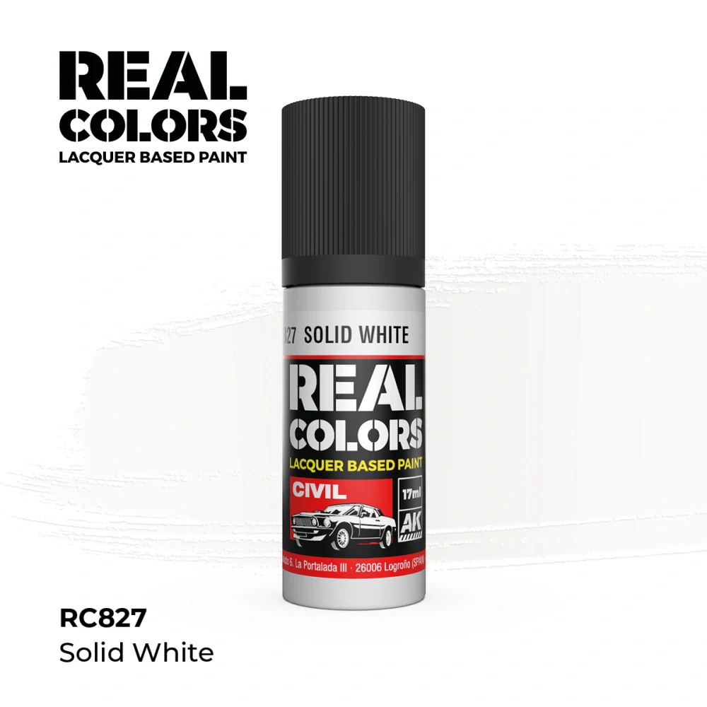 AK RC Solid White / Bílá