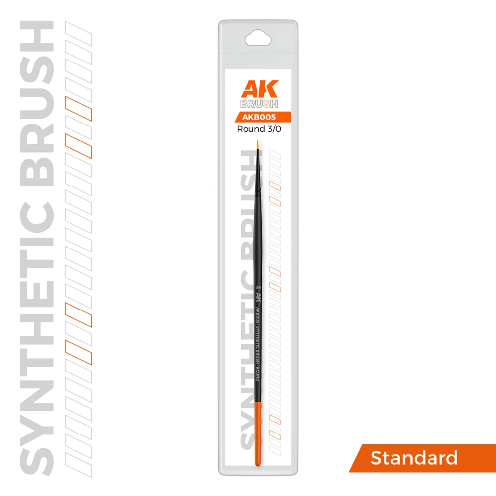 AK Synthetic brush - Round 3/0 / Štětec kulatý