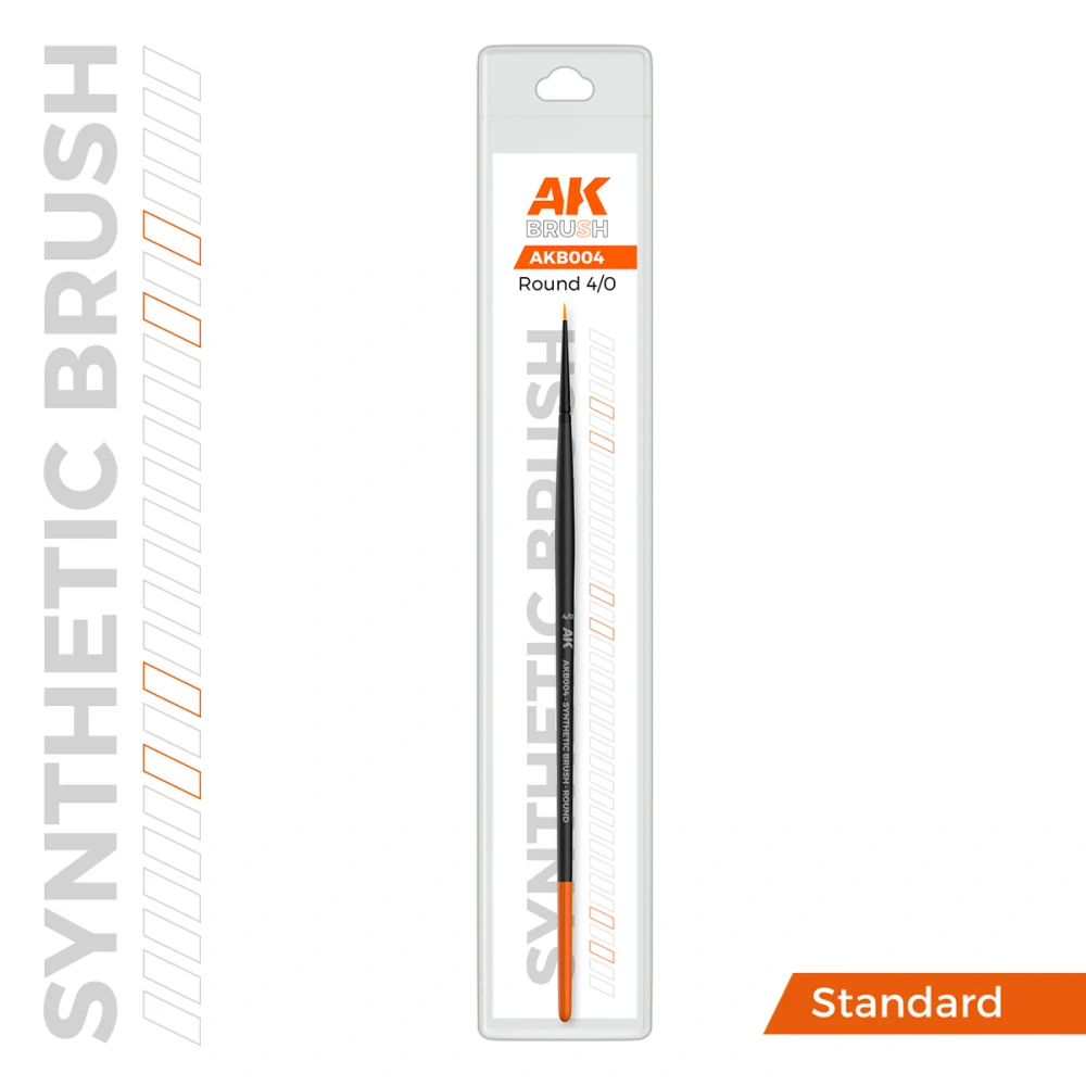 AK Synthetic brush - Round 4/0 / Štětec kulatý