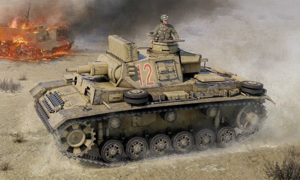 Trumpeter Pz.Kpfw.III Ausf.N – Tunisia 1/16 (Předobjednávka srpen/září)