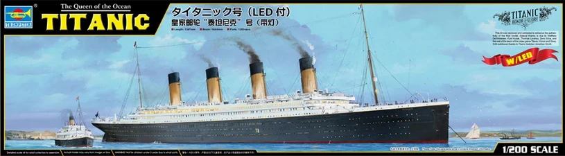Trumpeter Titanic (LED verze) 1/200