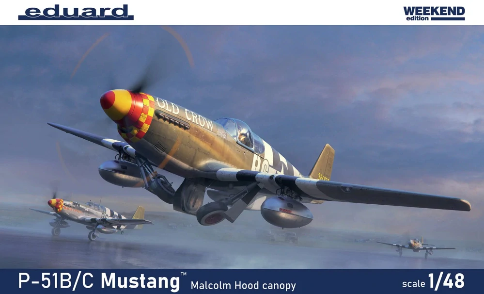 Eduard P-51B/C Mustang Malcolm Hood canopy Weekend 1/48 (Předobjednávka červenec)