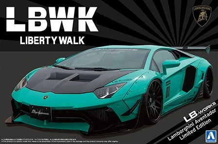 Aoshima LB-WORKS Lamborghini Aventador Limited Edition Ver.2 1/24