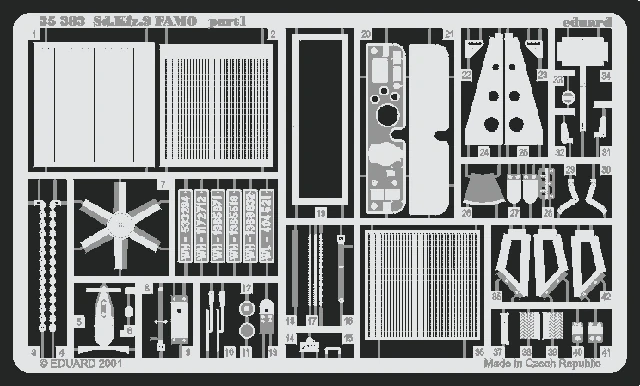 Eduard Sd. Kfz.9 Famo (Tamiya) - detail set 1/35