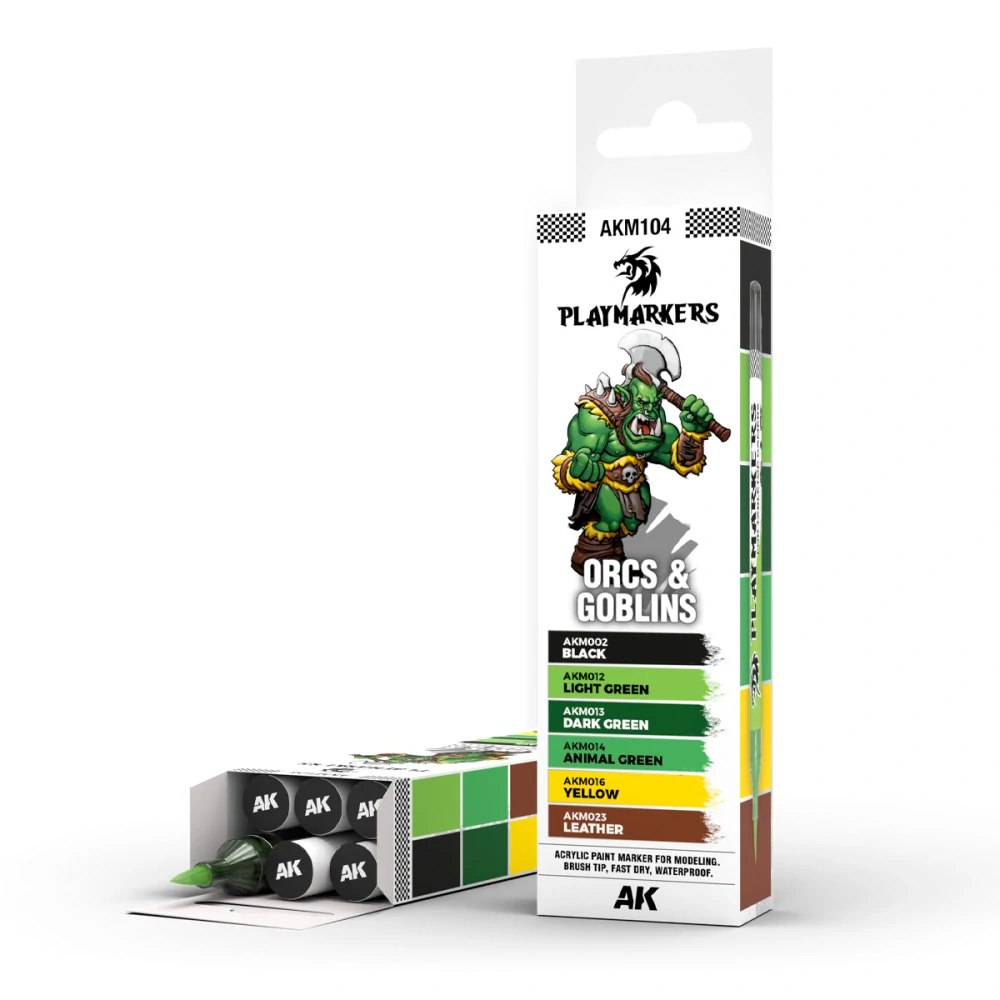 AK Orcs & Goblins - Playmarker Set / Zelení skřeti a goblini