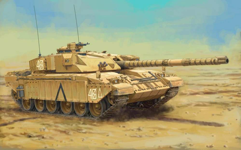 Trumpeter British MBT Challenger-1 (mk.3) "Gulf War" 1/35 (Předobjednávka září/říjen)