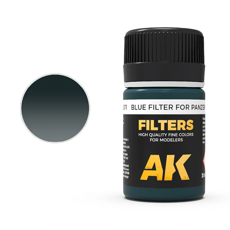 AK Blue Filter For Panzer Grey - 35ml