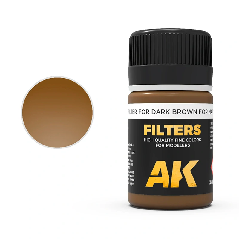 AK Filter For Dark Brown For Nato And Green - 35ml