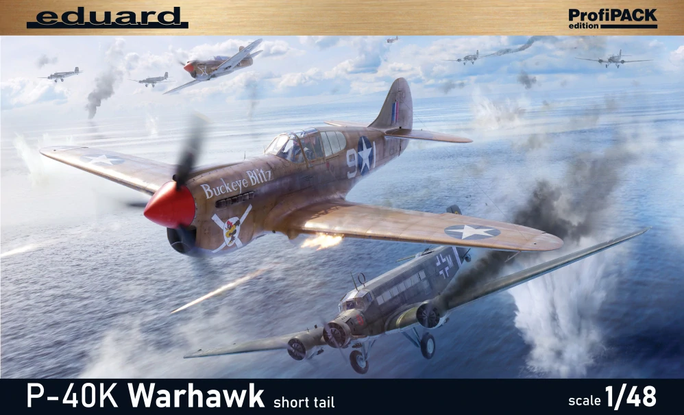 Eduard P-40K short tail ProfiPACK 1/48 (Předobjednávka srpen)
