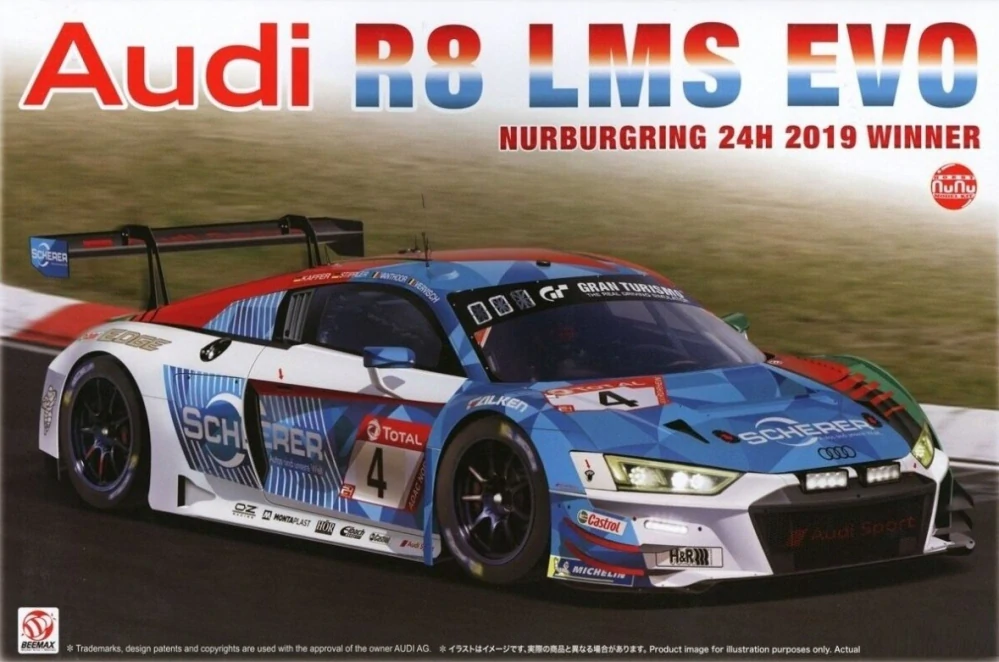 Nunu Audi R8 LMS EVO NURBURGRING 24H 2019 Winner 1/24