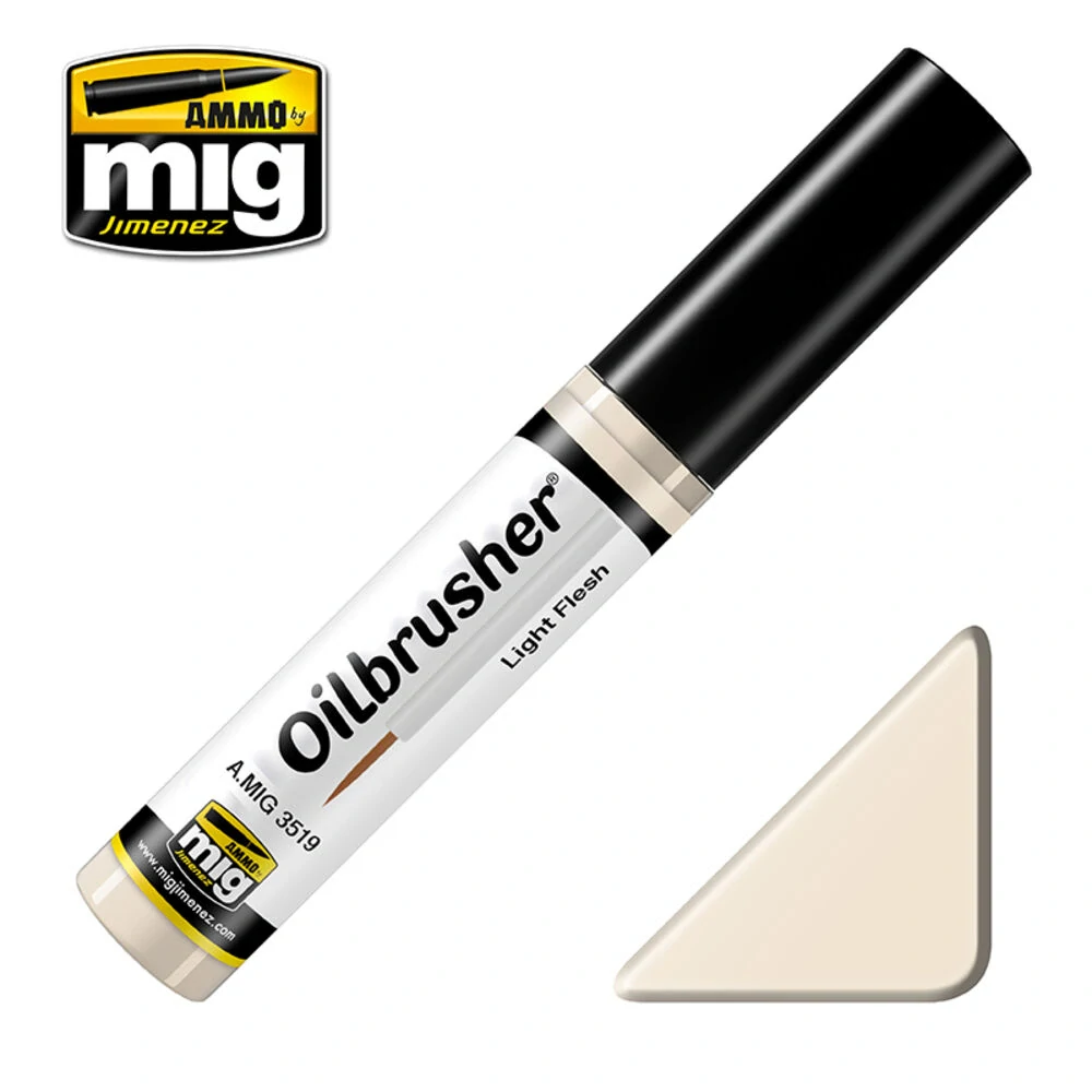 Ammo Mig Oilbrusher Light Flesh / Světlá pleťová