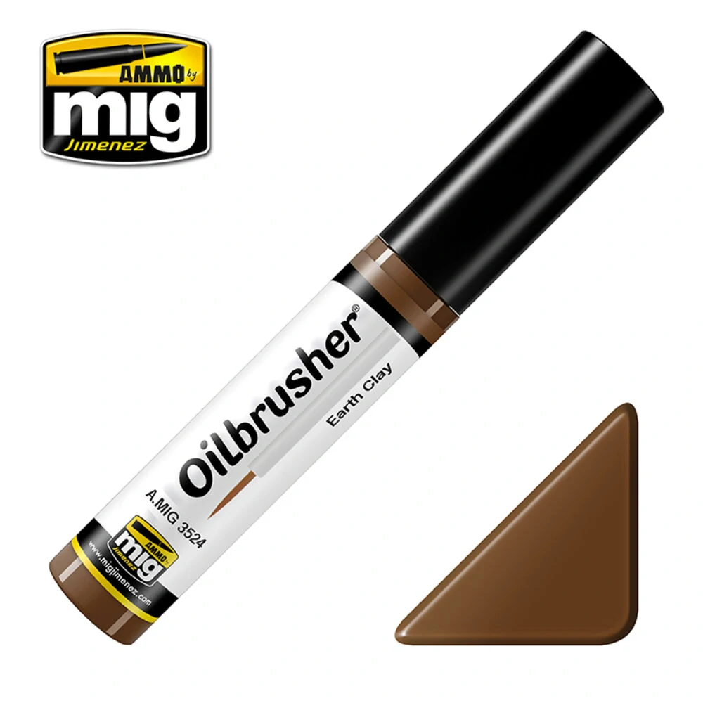 Ammo Mig Oilbrusher Earth Clay / Jílová zemitá
