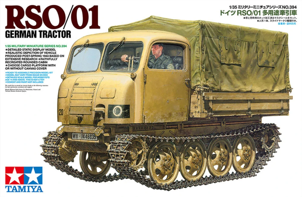 Tamiya German Tractor RSO/01 1/35 (Předobjednávka září)