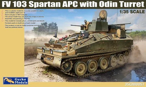 Gecko Models British FV 103 Spartan APC with Odin Turret 1/35 (Předobjednávka září)