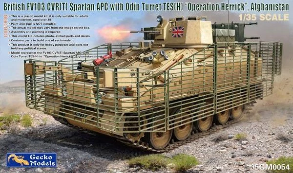 Gecko Models Brit. FV103 CVR(T) Spartan APC Odin Turret TES(H) 1/35 (Předobjednávka prosinec)