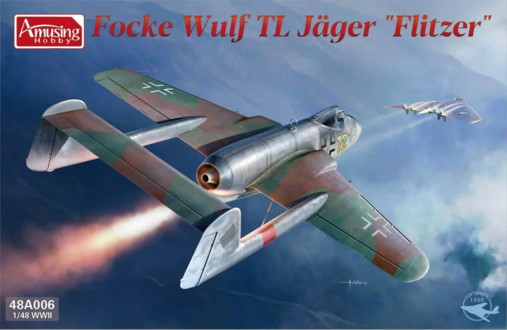 Amusing Hobby Focke Wulf TL Jäger "Flitzer" 1/48 (Předobjednávka leden)