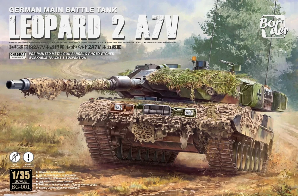 Border Model Leopard 2 A7V - CHROMA SERIES 1/35 (Předobjednávka leden)