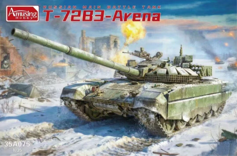 Amusing Hobby T-72B3 Arena - Russian Main Battle Tank 1/35 (Předobjednávka leden)