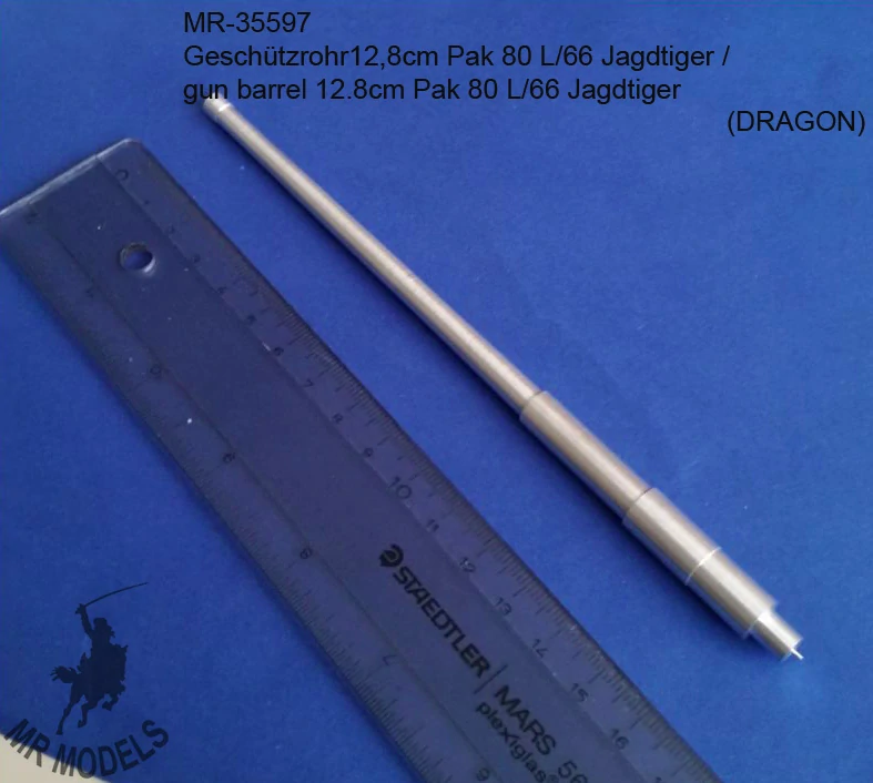 MR Modellbau 35597 Gun barrel 12.8cm Pak 80 L/66 Jagdtiger 1/35