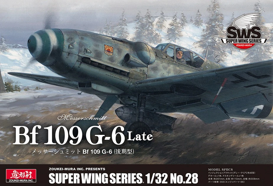Zoukei-Mura MESSERSCHMITT BF 109 G-6 (Late production) 1/32 (Předobjednávka leden)