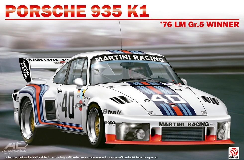 Beemax Porsche 935 Turbo 1976 24h Le Mans Gr.5 Winner 1/24 (Předobjednávka prosinec)