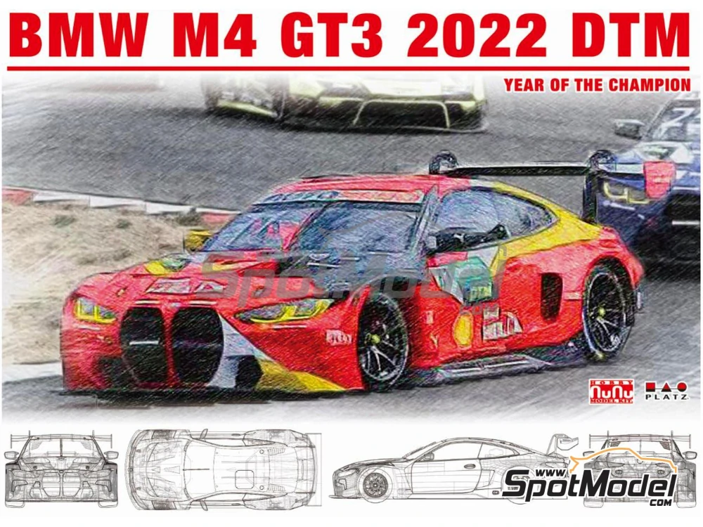 Nunu BMW M4 GT3 2022 DTM 1/24