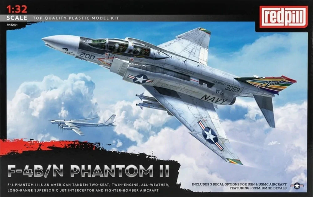 Red Pill McDonnell Douglas F-4B / N Phantom II 1/32 (Předobjednávka)